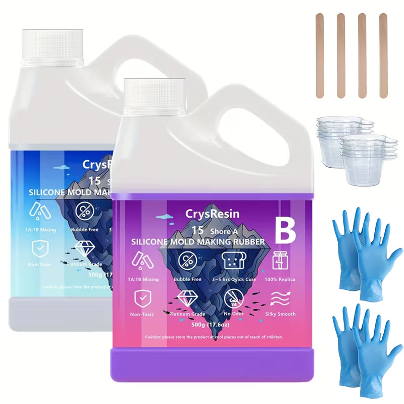 Candle Making Kit - 500ml 2 Frascos de Silicone Líquido