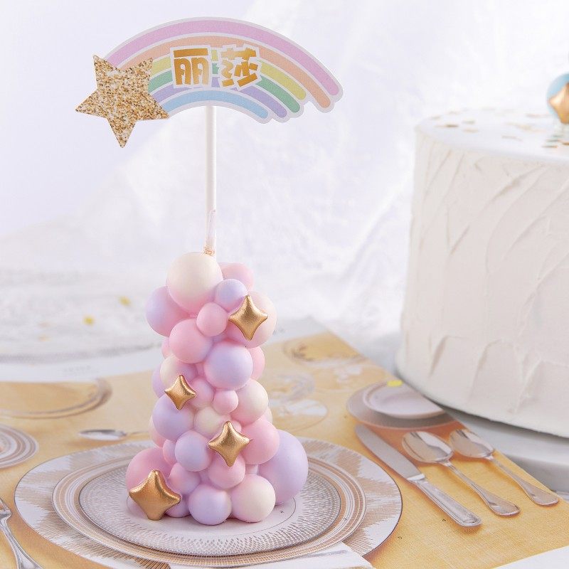 Paraffin Wax - Velas coloridas em forma de balão,