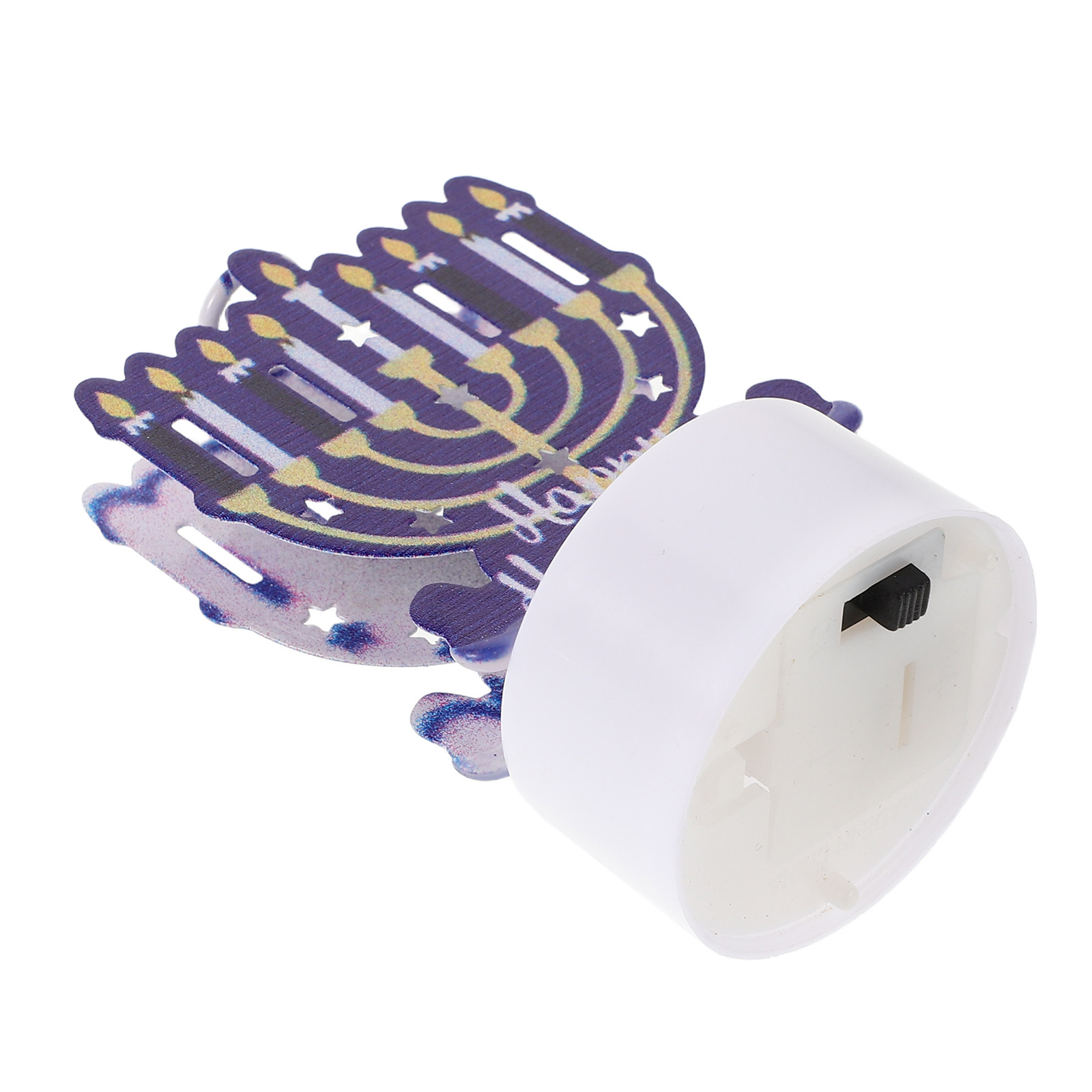 Paraffin Wax - Velas de Hanukkah sem chama, em