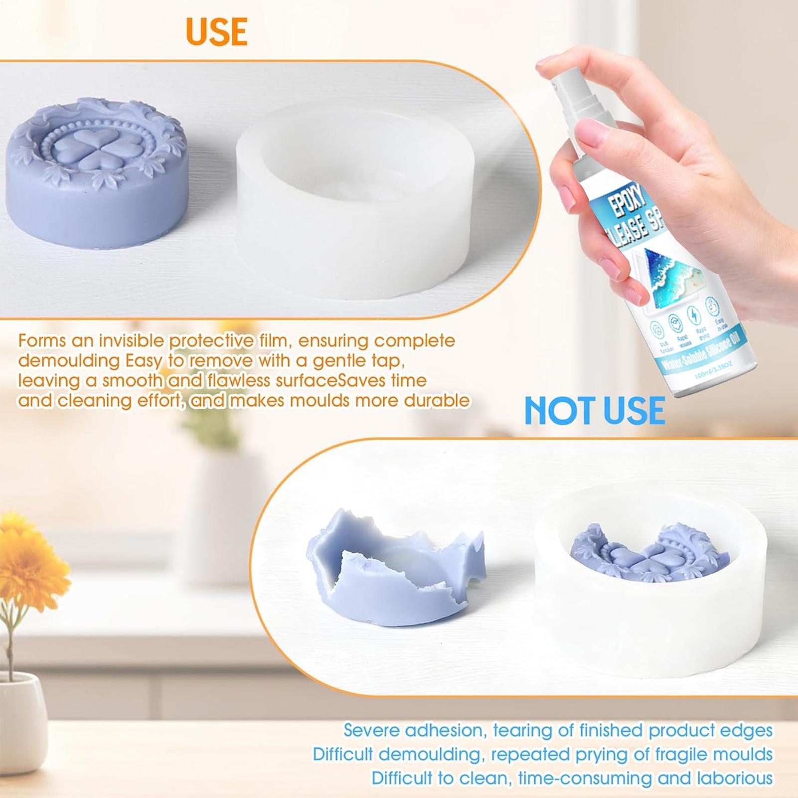 Spray Desmoldante de Silicone  - Candle Molds avaliação e preço