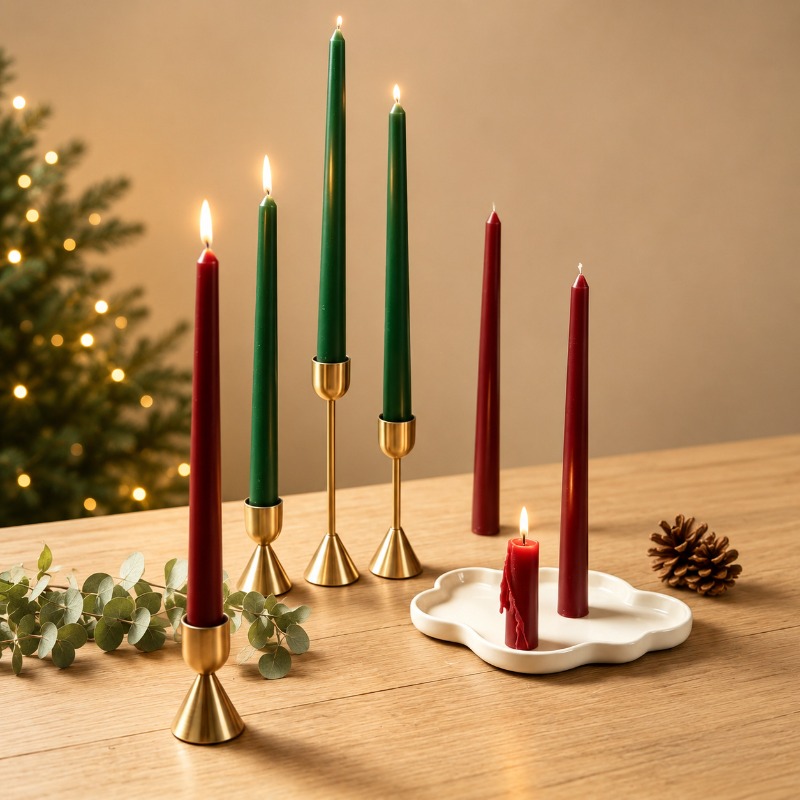 Velas de cera de cor bordô, co - Soy Wax avaliação e preço