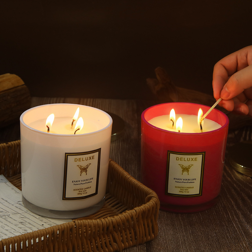 Vela perfumada com capa de vid - Soy Wax avaliação e preço
