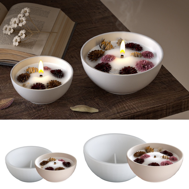 Tigela redonda de vela, molde  - Candle Containers avaliação e preço