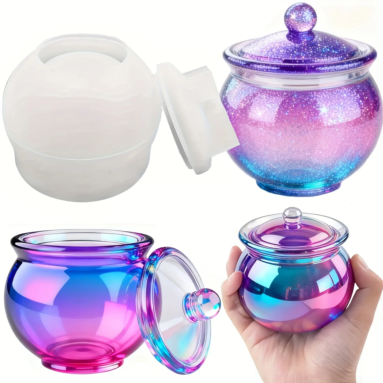1 conjunto de moldes redondos  - Candle Molds avaliação e preço